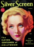 Silver Screen Magazine Vol 1 #11 J Fred Henry Publications 1931 Golden Age Marlene Dietrich Painted