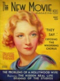 The New Movie Magazine Vol 3 #5 Tower Magazine 1931 Golden Age Marlene Dietrich Painted Cover The La