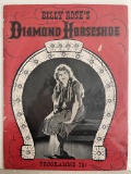 Billy Roses Diamond Horseshoe Programme Gotham Productions 1940 Golden Age 25 Cent Cover