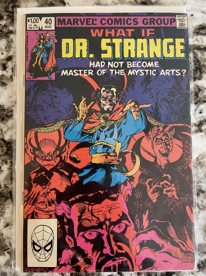 What If...? Comic #40 Marvel 1983 Bronze Age What if Doctor Strange Had Not Become Master?