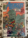 Avengers West Coast Comic #61 Marvel 1990 Copper Age KEY Scarlet Witch Revealed Nexus Being