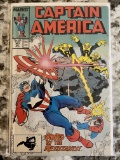 Captain America #343 Marvel 1988 Copper Age Includes John Walker, Falcon AND Winter Soldier as Nomad