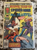 Marvel Team-Up Comic #62 Bronze Age 1977 Spider-Man and Ms Marvel from Marvel Phase 4 Movies