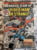 Marvel Team Up Comic #50 Bronze Age 1976 Spider-Man & Doctor Strange Origin of the Wraith