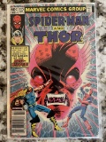 Marvel Team-Up Comic #115 Spider-Man and Thor 1982 Bronze Age