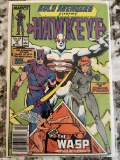 Solo Avengers Comic #15 Marvel 1989 Copper Age Hawkeye Black Widow The Wasp