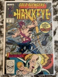 Solo Avengers Comic #18 Marvel 1989 Copper Age Hawkeye