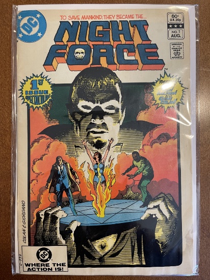 Night Force Comic #1 DC Comics 1982 Bronze Age KEY 1st IssueMarv Wolfman Gene Colan