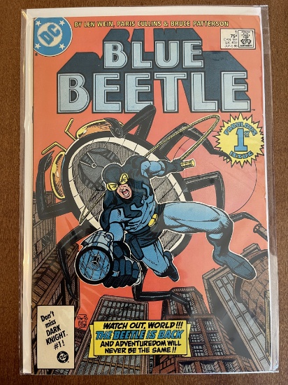 Blue Beetle Comic #1 DC Comics 1986 Copper Age Comic KEY 1st Issue