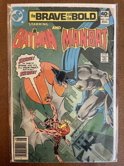 The Brave & the Bold Comic #165 DC Comics Batman Man Bat 1980 Bronze Age