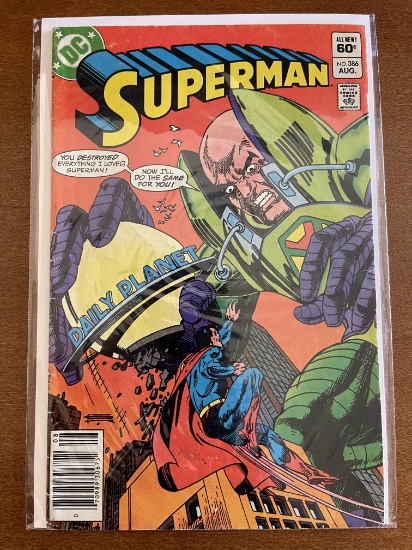 Superman Comic #386 DC Comics 1983 Bronze Age Comics Lex Luthor