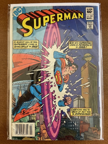 Superman Comic #381 DC Comics 1983 Bronze Age Comics Curt Swan Dave Hunt