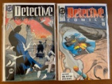 2 Comics Detective Comics #611 & #610 DC Comics 1990 Copper Age Comics Part 1 & 2