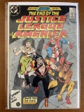 Justice League of America Comic #258 DC Comics 1987 Copper Age KEY Death of Vibe