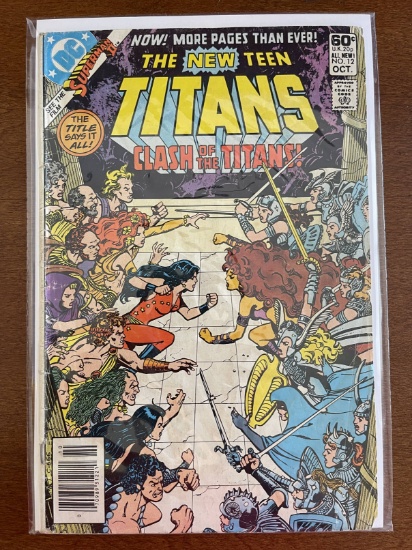 New Teen Titans Comic #12 Clash of the Titans DC 1981 Bronze Age