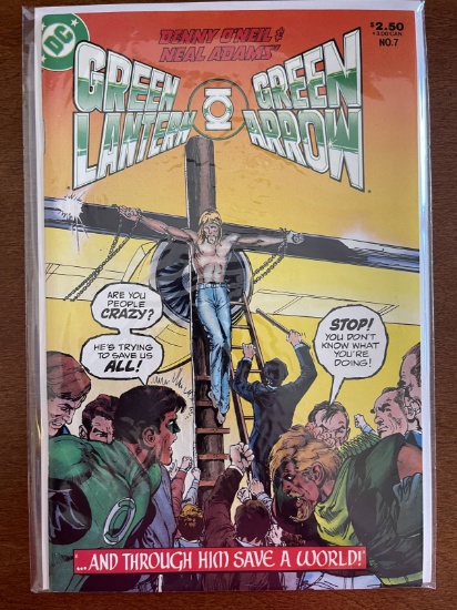 Green Lantern and Green Arrow Comic #7 DC Neal Adams 1984 Bronze Age