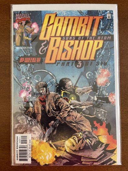 Gambit and Bishop Comic #3 Marvel Sons of the Atom