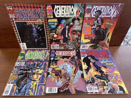 6 Generation X Comics #13, #19-21, #24, and #27 Marvel Comics Heroes Reborn X-Men