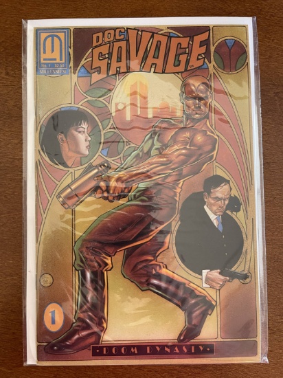Doc Savage Comic #1 Millennium Doom Dynasty Key First Issue 1991