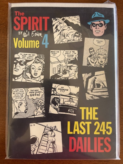Spirit Dailies Vol 4 By Will Eisner 1980 Bronze Age Published Golden Age Newspaper Comic Strip