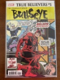 True Believers Criminally Insane Bullseye Marvel Key Origin and 1st Appearance New Bullseye