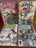 4 Power Pack Comics #19-22 Marvel 1986 Copper Age Beta Ray Bill New Mutants Spider-Man