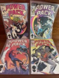 4 Power Pack Comics #5-8 Marvel 1985 Bronze Age Spider-man Cloak and Dagger