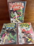 3 Power Pack Comics #2-4 Marvel 1984 Bronze Age Fantastic Four
