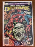 Marvel Super Hero Contest of Champions #3 Key Last issue 1982 Bronze Age 60 Cents