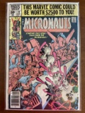 Micronauts Comic #21 Marvel 1980 Bronze Age Inner Space 40 Cents