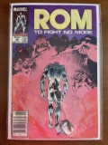 ROM Spaceknight Comic #48 Marvel 1983 Bronze Age 60 Cents Science Fiction Comic