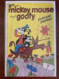 Mickey Mouse and Goofy Explore Energy Educational Promo 1976 Bronze Age