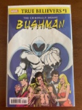 True Believers #1 Marvel Reprint of Moon Knight #1 Key 1st Appearance of Bushman
