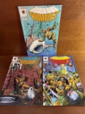 3 Armorines Comics #2-4 in Series Valiant Comics