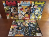 5 Punisher War Zone Comics #2, #4-6 and #10 in Series Marvel Comics