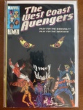 West Coast Avengers Comic 5 Marvel 1986 Copper Age Werewolf By Night