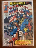 Captain America Comic #404 Marvel Cap Vs Wolverine!