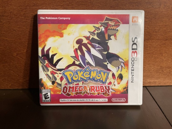 Pokemon Omega Ruby Nintendo 3DS Game Cartridge & Game Case Clean Tested Works Great
