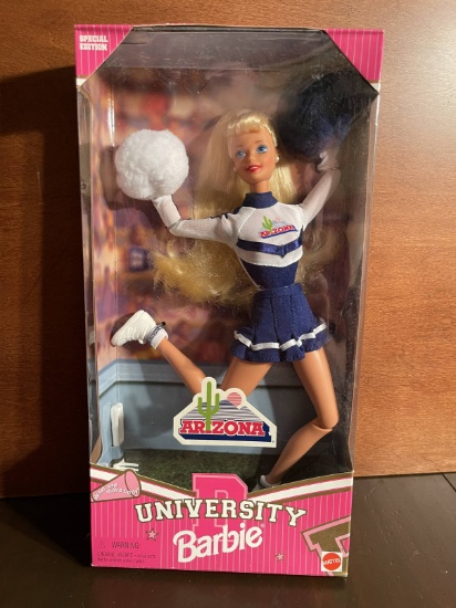 University Barbie Special Edition U of A University of Arizona NEW Collectible