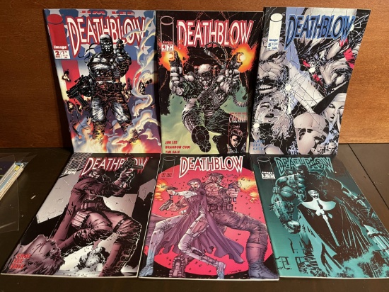 6 Issues Deathblow Comics #2 #4 #5 #6 #7 #9 Image Comics Jim Lee 1993