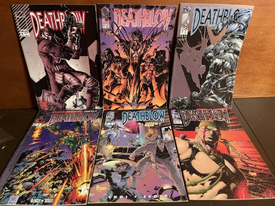 6 Issues Deathblow Comics #6 #10 #14 #18 #20 #29 Image Comics Jim Lee 1994