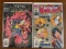 2 Issues The New Warriors Comic #34 & #35 Marvel Comics Forces of Darkness Forces of Light