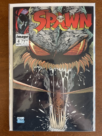 Spawn Comic #4 Image Comics Todd McFarlane Special Issue Includes Coupon in Middle of Book by Savage