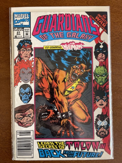 Guardians of the Galaxy Comic #27 Marvel Comics An Infinity War Crossover Inhumans