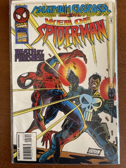 Web of Spider Man Comic #127 Marvel Comics Death by Punisher