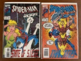 2 Issues Spider Man Comic #11 & #12 Marvel Comics Siege Alchemax