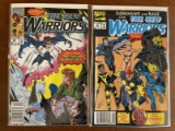 2 Issues The New Warriors Comic #20 & #22 Marvel Comics Marvel Boy Dark Hawk Rage