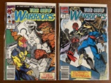 2 Issues The New Warriors Comic #17 & #18 Marvel Comics Thrasher Chord Fantastic Four