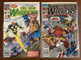 2 Issues The New Warriors Comic #11 & #12 Marvel Comics Avengers X Men