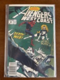 The West Coast Avengers Comic #84 Marvel Comics Spider Woman Origin Revealed